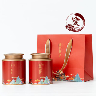 Fragrant and glutinous fragrance, crushed silver fifteen-year-old tea fossil, pu'er tea old tea gift box, gift box, wholesale, free tea spoon + two taster bottles, high-end jinsha 250g in a can, early adopter pack, year