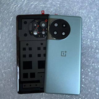 Oppo is suitable for oneplus ace2 original back cover glass oneplus ace2 original back shell mobile phone battery cover back shell middle frame ace2 original back cover glacier blue with frame lens