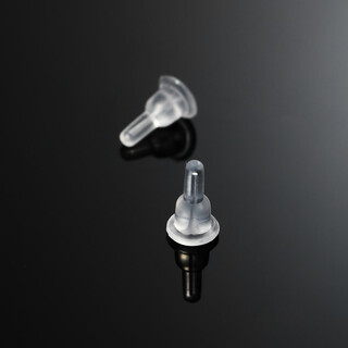 Xuping xuping jewelry ear plugs, ear caps, ear plugs, ear studs, alloy accessories, rear plugs, long silicone ear plugs, 30 pairs