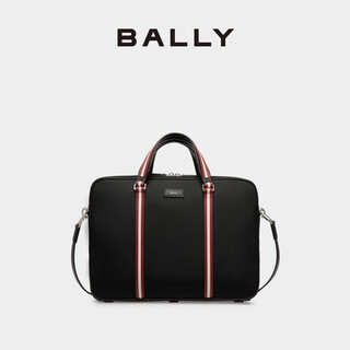 Bally (bally) bally bally code double zipper men's briefcase 6306626 black default specifications1