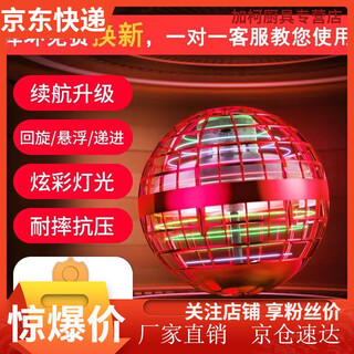 筏芯飞行球回旋新款智能UFO魔术黑科技魔术男孩女孩生日礼物儿童玩具 爆款【红色回旋球】5D彩灯/回旋悬浮/耐摔款 收藏速发【品质保障】儿童礼物惊喜