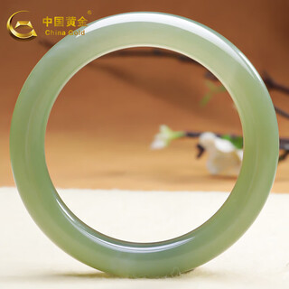 China gold hotan bracelet emerald green cyan high quality jade bracelet orphan chinese valentine's day gift 59 circle number