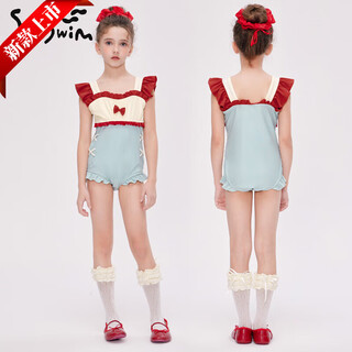 Zailu children's swimsuit women's quick-drying sunscreen one-piece swimsuit 2025 new children's high-end foreign bubble hot spring vacation m100c