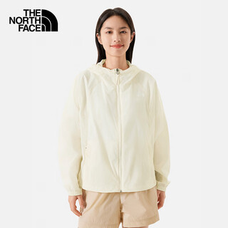 The north face women's sun protection outdoor windproof jacket 7wbv dune white/qli xxl