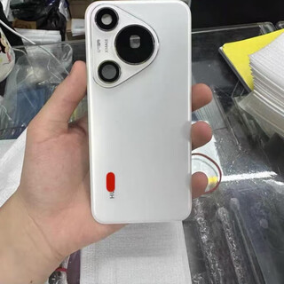 Huawei (huawei) suitable for pura70 original glass back cover p70pro + original back shell p70ultra original battery cover pura70pro back cover snow white 99 new