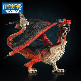 巴美卡火龙兽大号实心恐龙收藏模型玩具仿真世界侏罗纪动物礼物