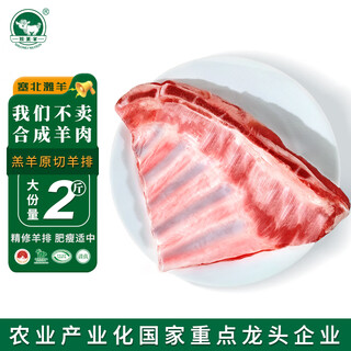 Shuomei sheep saibei saline-alkali land sheep raw lamb ribs net weight 2jin jin equals 0.5kg fresh lamb ribs halal bbq stew