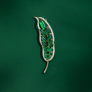 Shien brooch high-end exquisite fashion women's high-end women's luxury temperament corsage brooch accessories design niche suit gold