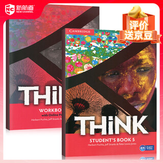 开学季原版进口剑桥Think 1 2 3 4 5级剑桥少儿英语教材5-12岁中学英语教材青少年英语学习机构培训教材剑桥少儿英语考级教材 剑桥THINK剑桥教材中学 课本+练习册 暑假读物 儿童读物 英