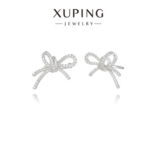 Xuping xuping jewelry alloy micro-studded with zirconium winding bow ear cuff gift jewelry x000964536 ear cuff