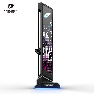 七彩虹（Colorful）iGame幻光矩阵-黑色金属显卡支架 