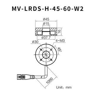 Hikvision machine vision industrial camera vision led ring light source controller mv-lrds-h series mv-lrds-h-45-60-w2
