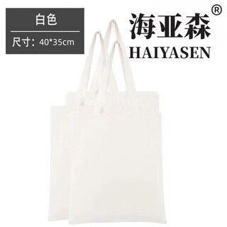Hyasen tk-8095 28*35cm canvas bag file bag (price unit) white