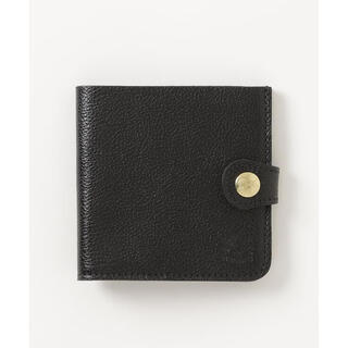 Il bisonte unisex simple high-quality leather wallet bi-fold design fashionable portable card holder black free