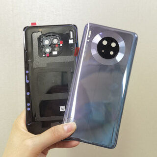 H is suitable for huawei mate30pro original back cover mate30 pure original disassembly 99 new glass back shell original back screen mate30 galaxy silver original disassembly 99 new seamless installation