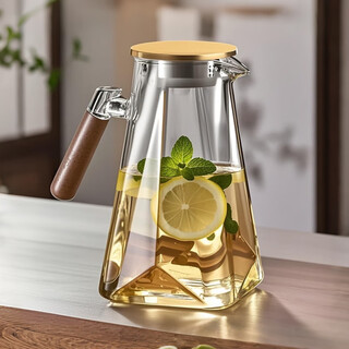 Yipot tea cooling kettle high temperature resistant cold water cup thickened explosion-proof food grade glass cold water kettle large capacity household water storage for tea