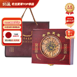 圣迪康藏冬虫夏草新干虫草滋补送礼物送长辈礼品营养品 【双十一提前购】 4根/克 10克40根礼盒装【经典礼盒】