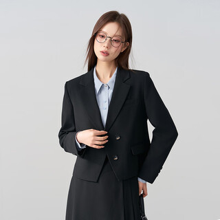 Lady bird black interview blazer women's teaching professional formal wear commuting light workplace small man suit