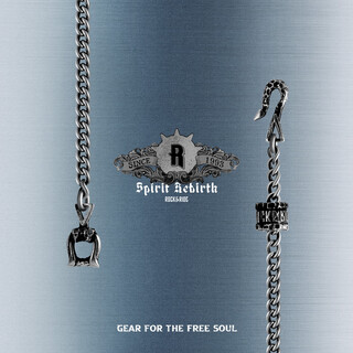 Rock&ride rebirth water pattern necklace s925 silver men's necklace retro gift for boyfriend personalized design rebirth water pattern necklace 55cm