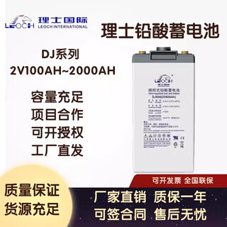 Leoch battery dj500 leoch battery 2v300ah500ah1000ah power plant photovoltaic base station dedicated dj200 (2v200ah)