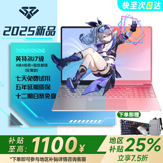 Suxi2025 up to 25% subsidy apocalypse pro6 intel core i9/i7+4060 independent graphics laptop gaming notebook office notebook student ai design thin and light notebook intel i7 level + 4k level screen + silver/pink optional + fingerprint unlocking 16g storage + 256g high-speed solid state