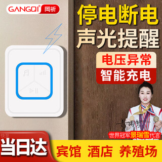 岡祈 家用 酒店 宾馆断电报警器水族馆养殖场大音量220V停电警报器