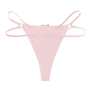 Shan nanwei mature women's thong does not pinch the buttocks big ass women's underwear sexy butt seamless sports t-pants bikini coral pink m