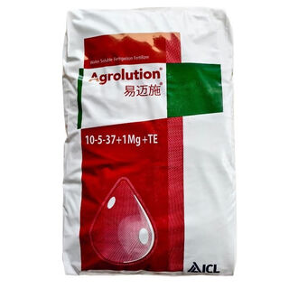 Yimaishi water-soluble fertilizer, drip irrigation calcium magnesium fertilizer, high potassium balanced type, high phosphorus type, fruit expansion and sweetening of fruits and vegetables, yimaishi 10/5/37, 25kg in one bag