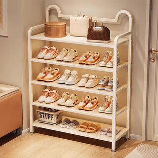Jungle shoe rack doorway multi-layer shoe cabinet simple slipper rack rental living room storage shelf six layers long 80