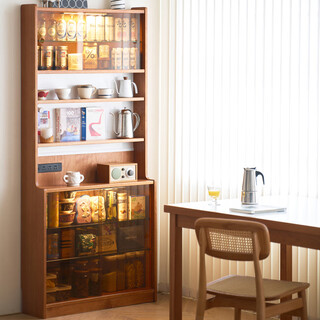 Two black wood potato chip sideboard thin cabinet dining table cabinet high cabinet small apartment restaurant solid wood medieval style storage cabinet tea glass style january