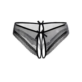 Large size sexy underwear mesh open crotch panties seamless hot thong black m size 100125jin jin is equal to 0.5 kg