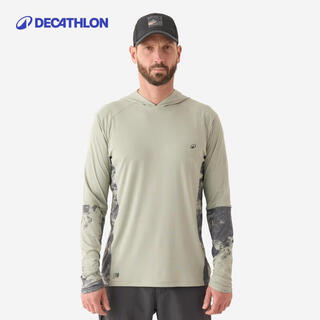 Decathlon fishing sports sun protection t-shirt breathable skin clothing sun protection jacket-5165634