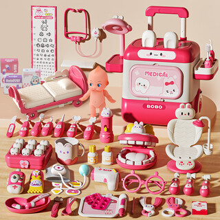 Dr. ozhiga toy children's set play house girl stethoscope dentist 3-6 years old baby simulation birthday gift