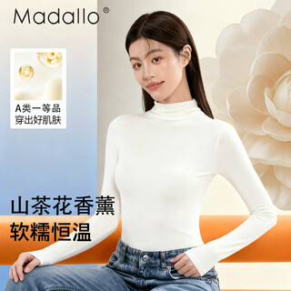 Modal camellia skin-beautifying clothing half turtleneck bottoming shirt women's autumn and winter thermal underwear inner wear long-sleeved top sweater