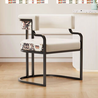 Yahanya nail art chair customer-specific makeup chair single back sofa chair bedroom dressing table stool