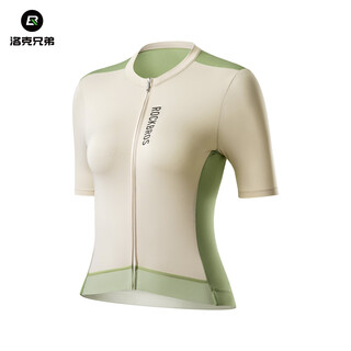Rockbros women's cycling suit short-sleeved shorts road cycling sports breathable clothing equipment summer meranti-yangmiao green xs