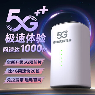 智创当下5g随身wifi6无线移动cpe路由器免插卡宽带上网无限流量2025款千兆双频户外直播办公车载十大排名 【5G旗舰版】双频wifi6 千兆网口不限速