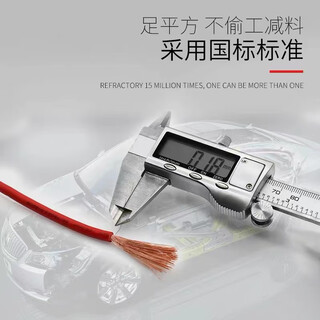 起帆电线 ZB-RV 6平方 阻燃多股铜芯软线设备仪器用线 ZR-RV 1*6 红色 100米 1芯 6平方毫米