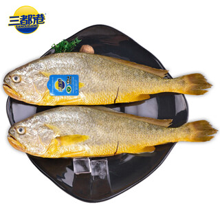 Sandu port sanlu large yellow croaker net weight 700g/2 pack ningde yellow croaker fresh fish