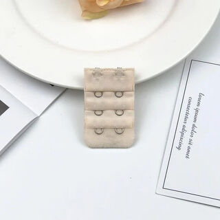 Ye yu four rows, three rows and two rows of buckles underwear with extended buckles, bra extension buckles, bra buckles, connecting buckles, back buckles, buckles, underwear buckles, skin color, 2 rows, 2 pieces