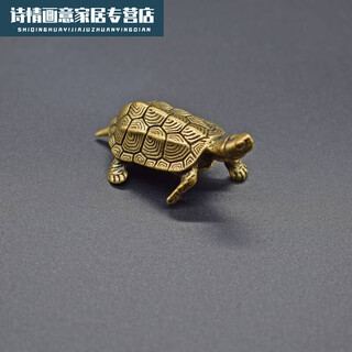 Tonghuadu feng shui bronze ornaments retro solid longevity turtle ornaments copper turtle tea pet cover solid copper turtle longevity longevity turtle