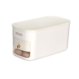 Youqin egg storage box large capacity multifunctional refrigerator automatic roll-down anti-fall egg storage box egg box one box can hold approximately 31 eggs/enlarged capacity-white