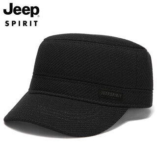 Jeep hat men's autumn and winter warm peaked cap plus velvet thickened winter hat windproof ear protection baseball cap a0146