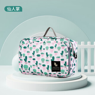 Jingmengyuan stroller hanging bag storage bag multifunctional mommy bag diaper storage bag portable diaper bag cactus