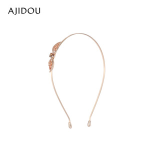 Ajidou ajidou headband, the same style in offline malls, simple autumn leaf thin headband, birthday gift for girlfriend and wife