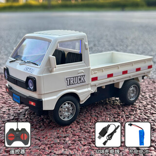 Zhouke remote control wuling hongguang truck four-wheel drive drift small high-speed truck boy leather children's electric set of rechargeable batteries truck remote control car with lights