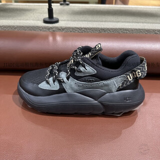 Ugg2024 season women's contrasting color comfortable thick-soled round-toe sports fashionable casual shoes dad shoes 1152744 official authentic 1152734blckr -07-240 38