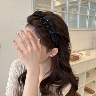 Chimera (chimera) small fragrant wavy hairband with teeth for broken hair, face wash, two-wear hairpin, hair accessories, headband, girl's birthday gift