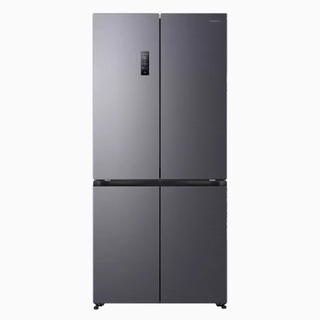 Rongsheng bcd-505p60czmad sugar cube flat embedded ultra-thin embedded active sterilization dual purification dual system ice making refrigerator bcd-505p60czmad moon rock gray