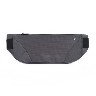 Japanese quality anti-theft bag, close-fitting waist bag for traveling abroad, european men's and women's sports invisible thin passport bag, anti-theft, gray 6.5 inches